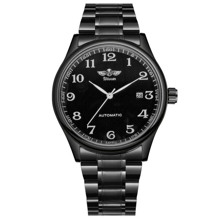 Чоловічий механічний годинник Winner Handsome Black - зображення 2