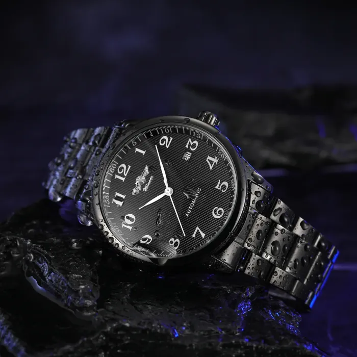 Чоловічий механічний годинник Winner Handsome Black - зображення 4