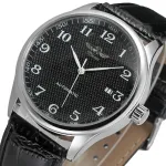 Чоловічий механічний годинник Winner Handsome Leather