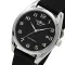 Чоловічий механічний годинник Winner Handsome Textile Black, 2 ремінці