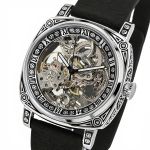 Чоловічий механічний годинник WishDoIt Baron Imperial Black, 2 ремінці