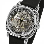 Чоловічий механічний годинник WishDoIt Baron Imperial Black, 2 ремінці
