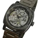 Чоловічий механічний годинник WishDoIt Baron Steel, 2 ремінці