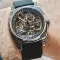 Чоловічий механічний годинник WishDoIt Baron Imperial Black, 2 ремінці