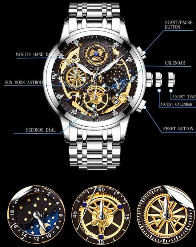 Чоловічі годинники WishDoIt Baks - зображення 6