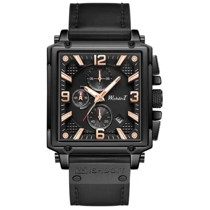 Чоловічі годинники WishDoIt Quadro - зображення 1