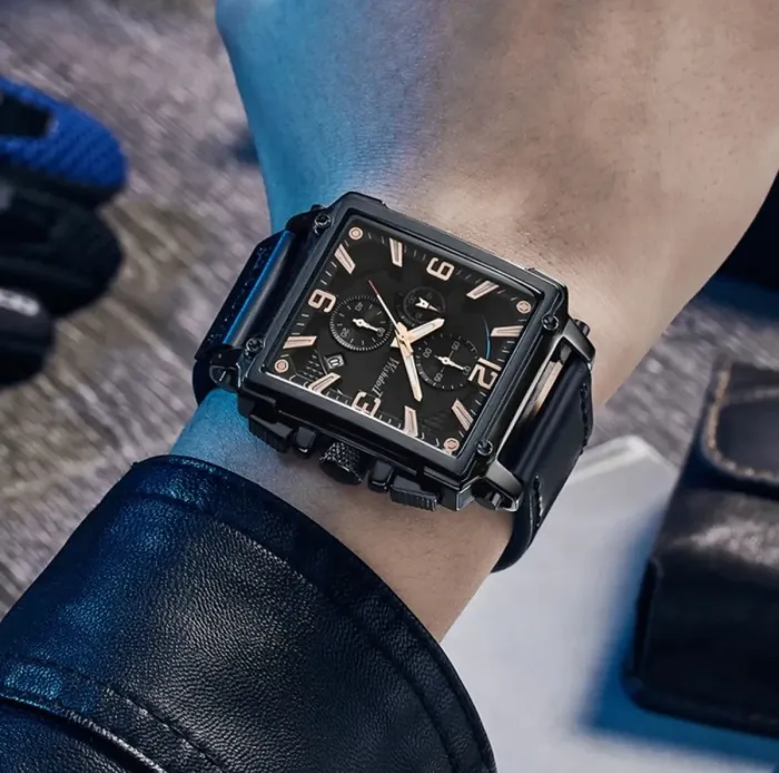 Чоловічі годинники WishDoIt Quadro - зображення 7