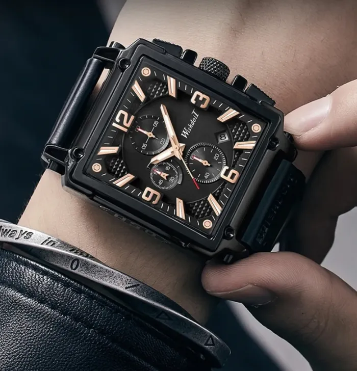 Чоловічі годинники WishDoIt Quadro - зображення 8